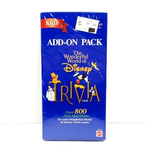 Disney Trivia Game Family/Kids Add-On Pack 1998 Trivia Cards Vintage Collectible